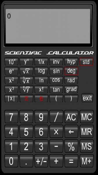 Scientific Calc v1.00
