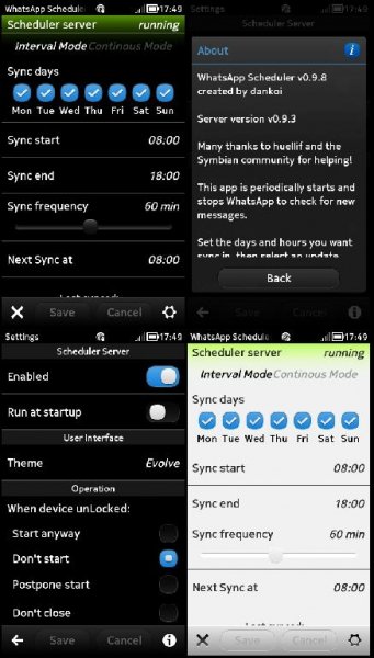 WhatsApp Scheduler v.0.9.8