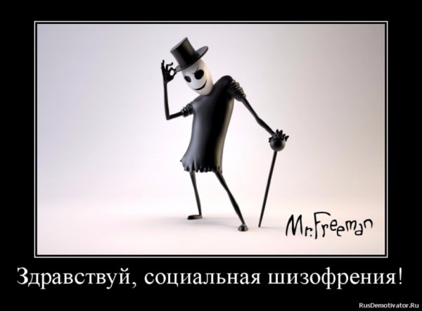 Здравствуй, социальная шизофрения