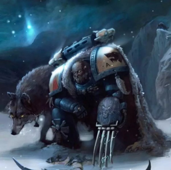 Warhammer 40K (space wolf)