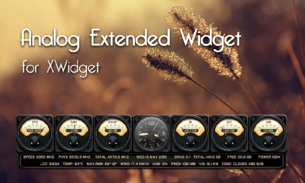 Analog Extended Widget
