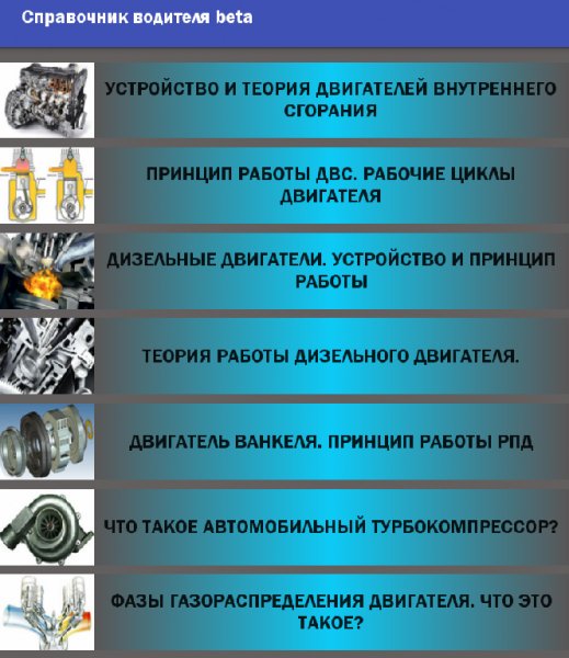 Справочник водителя 1.01