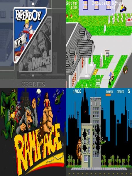 Paperboy amp Rampage GBA