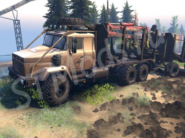 kraz 63221 v2 by nikolay dumka for spintires v