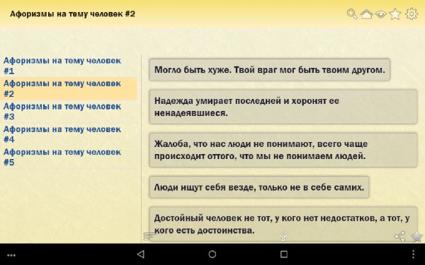 Афоризмы и цитаты 1.0