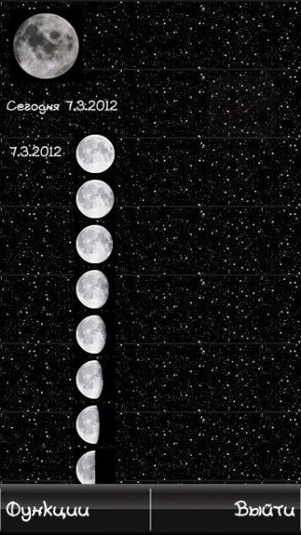 Lunar Phase Calender