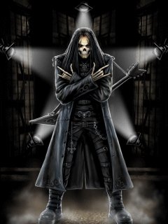 Rock skull