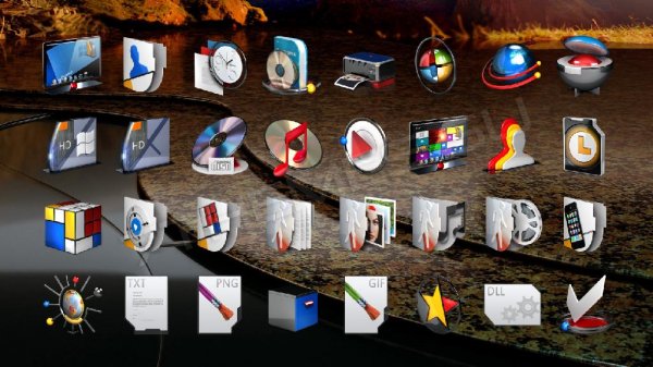 7tsp Bauhaus icons Win7