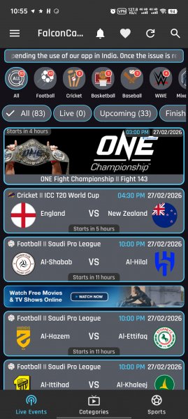 FalconCast sport tv (V4.1)
