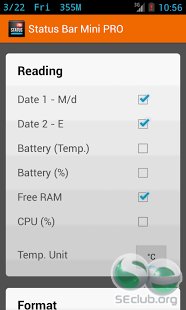 Status Bar Mini PRO 1 0 111