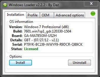Windows Loader v2.1.4