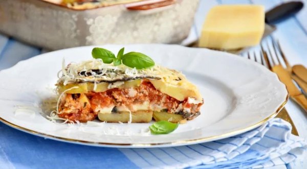 Мусака по-гречески с картофелем