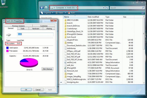 Ext2 Installable File System 1.11a