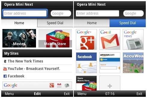 Opera Mini 7.0 Next