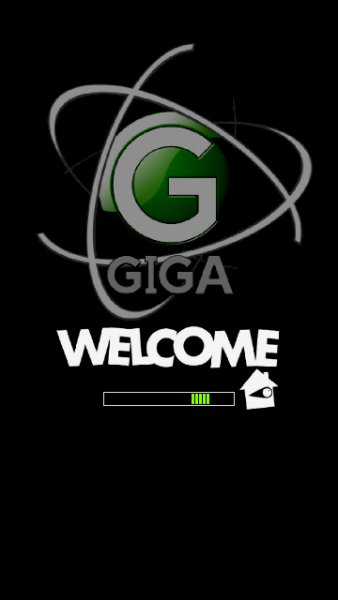 GIGA Welcome Splashscreen