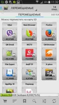 AppMgr III (App 2 SD) 3.86 для Android