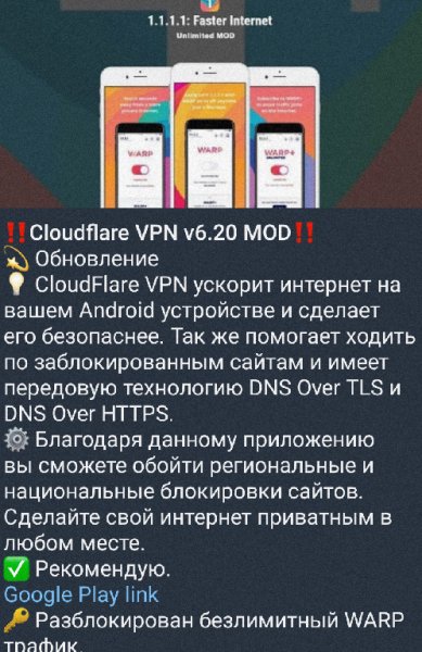 Cloudflare VPN v6.20 MOD