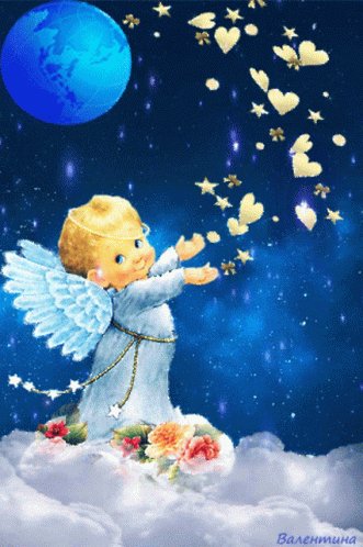 Baby Angel GIF - Baby Angel Hearts - Discover &amp; Share GIF