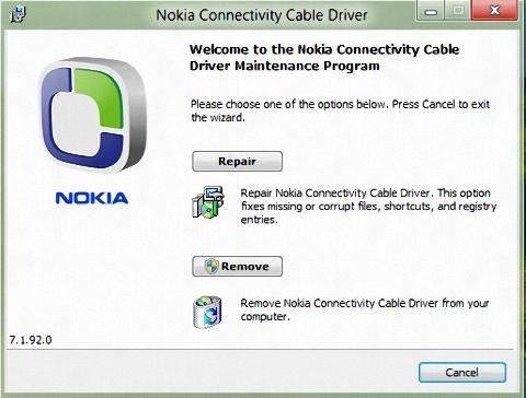 Nokia Connectivity Cable Driver 7.1.172.