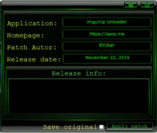 imgurUp Unloader