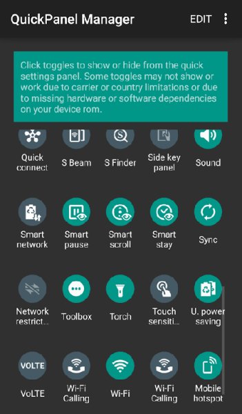 Quick Panel Manager 1.3 Rus