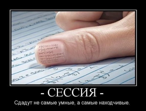 Сдадут самые находчивые, а не умные