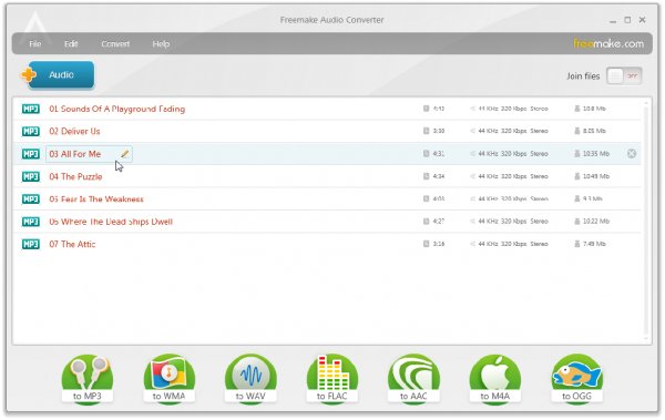 Freemake Audio Converter 1.1.0.62(RUS)