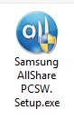 Samsung AllShare PCSW. Setup