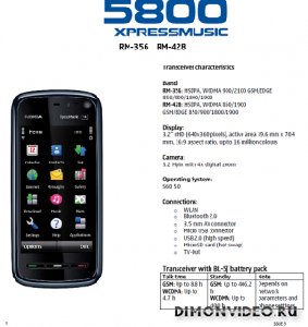 Полный минуал по разборке сборке 5800
