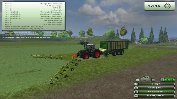 poettinger FRONT 260WQ tedder