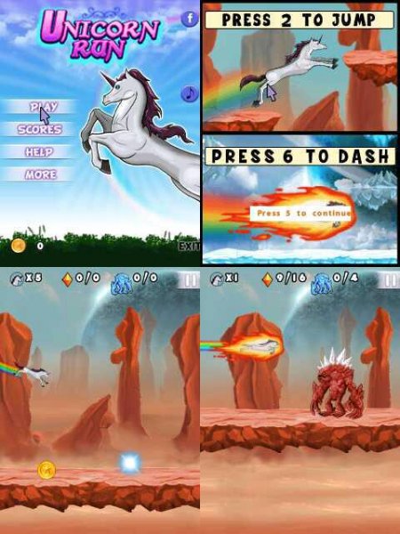 Unicorn Run 240x320