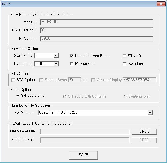 C260 Default MDL V001
