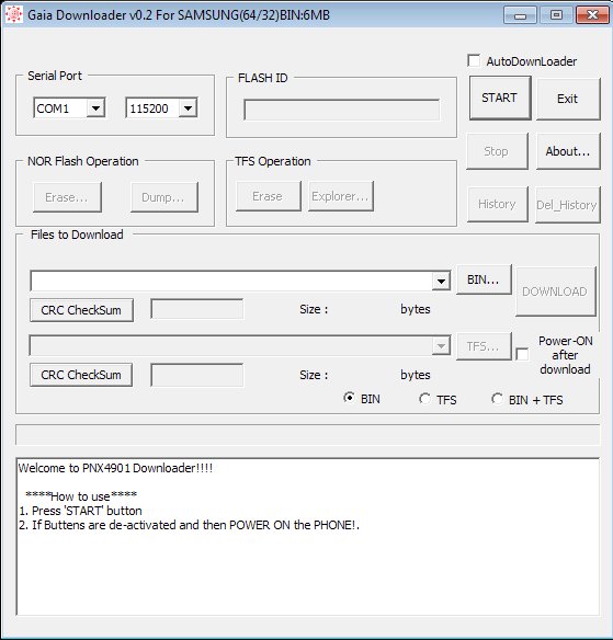 Gaia Downloader v0.2 For Samsung (64 32) BIN 6