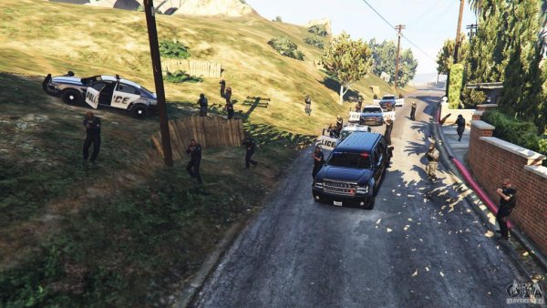 Hardcore Police Chasing для GTA 5