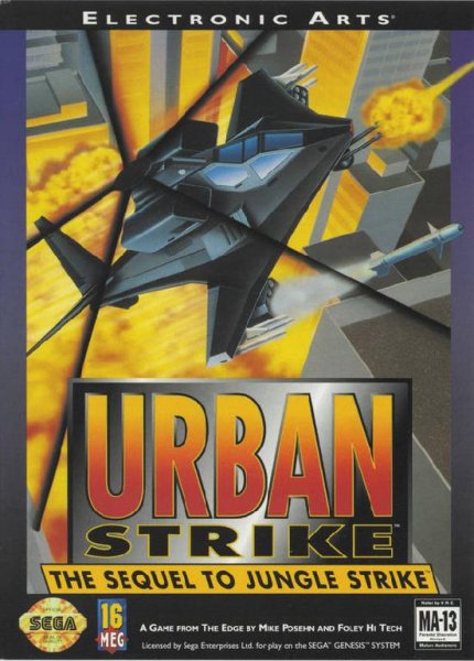 Urban Strike (Rus) [Sega MD GEN 16bit]