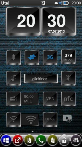RustedBlue Toggle Set