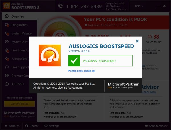 Auslogics BoostSpeed 8.0.0