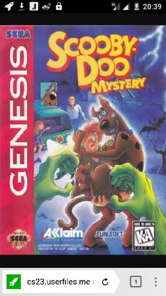 Scoobi Doo Mystery (Rus) SEGA