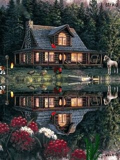sunset lake