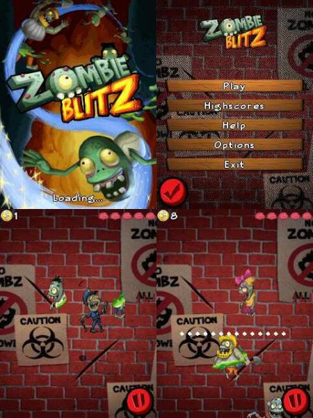 Zombie Blitz 128x160