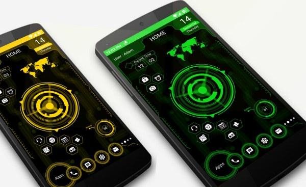 Futuristic UI Launcher 2019 Hitech Theme v11.0