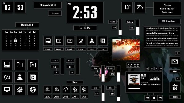 Black Panther XWidget