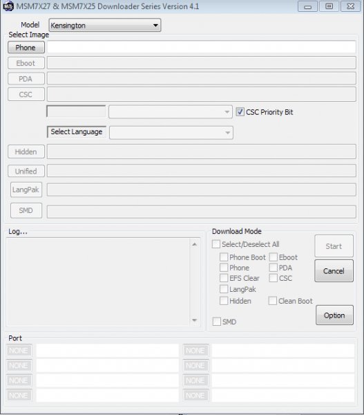 MSM7x27 &amp; MSM7X25 Downloader Series v4.1
