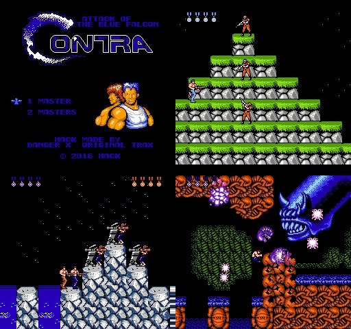 Contra The Blue Falcon (Hack by DANGER X)