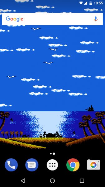 Pixel Beach Live Wallpaper