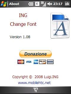 ING Change Font v1.08