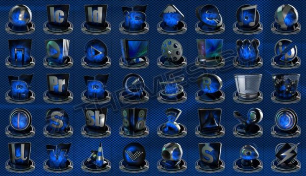 3d Blue