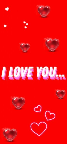 I love you...