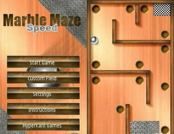 Marble Maze speed clean