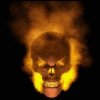 evil fire skull avatar picture 23182